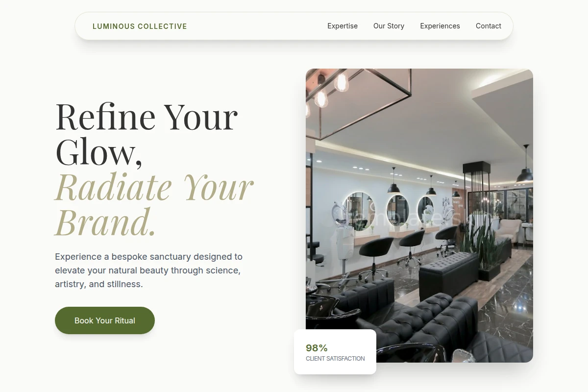 Glass Beauty Salon